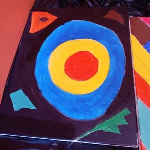 Self-made acrylic painting